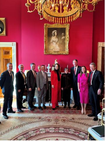 Secretary Rollins with Governers
