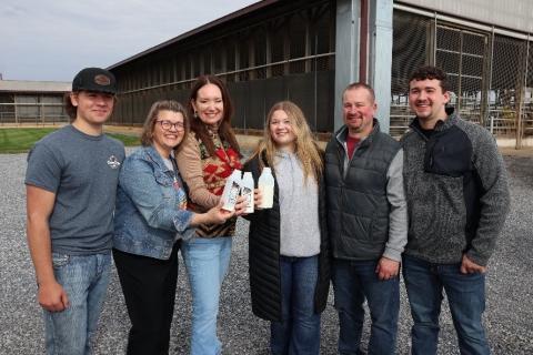 Secretary Rollins Toured Talview Farms