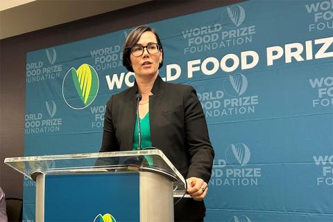 USDA announces the $50 million Food for Opportunity pilot at the 2024 World Food Prize in Iowa